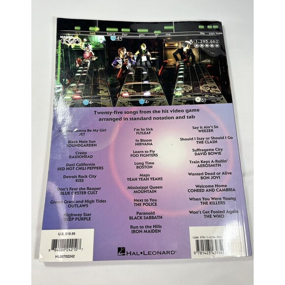 Rock Band Easy Guitar with Notes and Tab by Hal Leonard Corp Staff 2008 - Picture 2 of 11